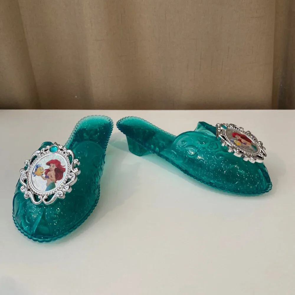 Disney Little Mermaid Ariel‎ Girls Dress-Up Play Shoes 7
